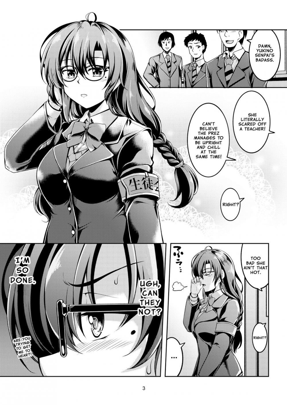 Hentai Manga Comic-Uraaka Liver Take 1 Kyouhaku! Kouochi Seitokaichou-Read-7